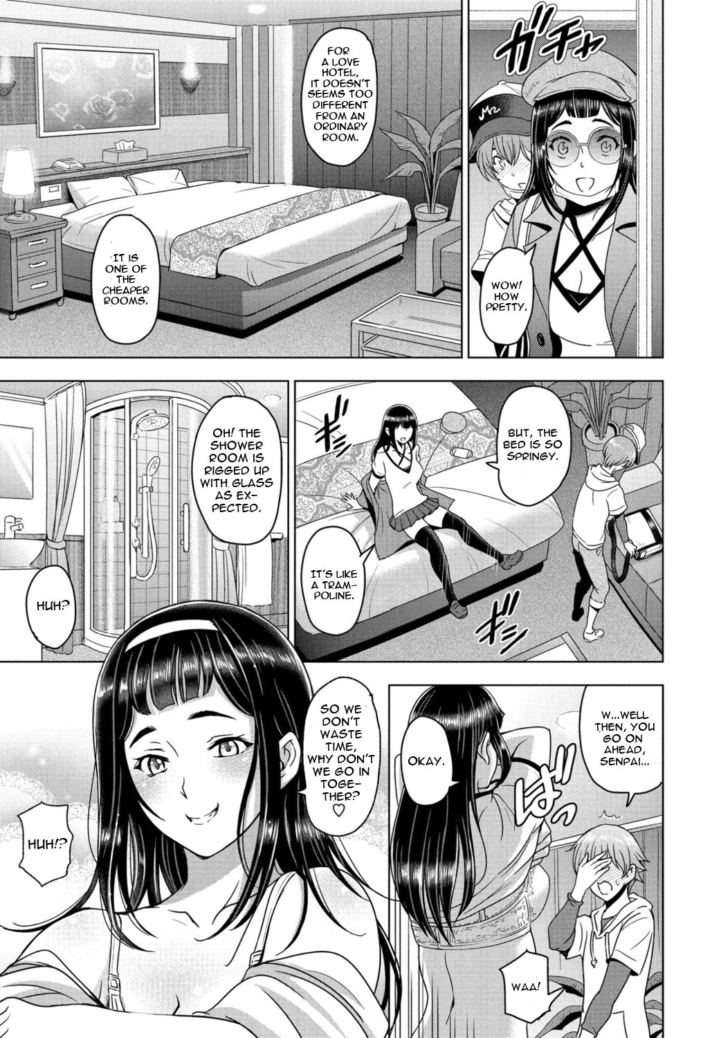 Hentai Manga Comic-Going To a Love Hotel With Senpai-Read-3